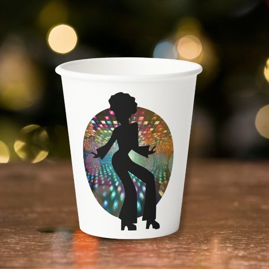 Gobelets En Papier Danseur Disco