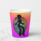 Gobelets En Papier Danseur dynamique de Disco (Recto)
