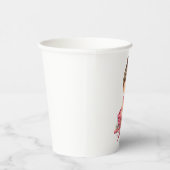 Gobelets En Papier Danseuse de ballet fantaisiste en robe rose (Droite)