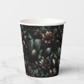 Gobelets En Papier Dark Botanical Easter Paper Cups – Moody (Verso)