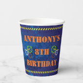 Gobelets En Papier Dart Blaster Soldier fête d'anniversaire (Verso)