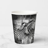 Gobelets En Papier Dazzle de Zebra (Verso)