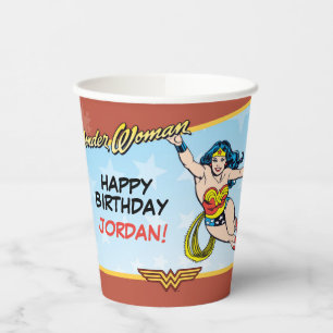 Gobelets En Papier DC Comics   Wonder Woman Birthday