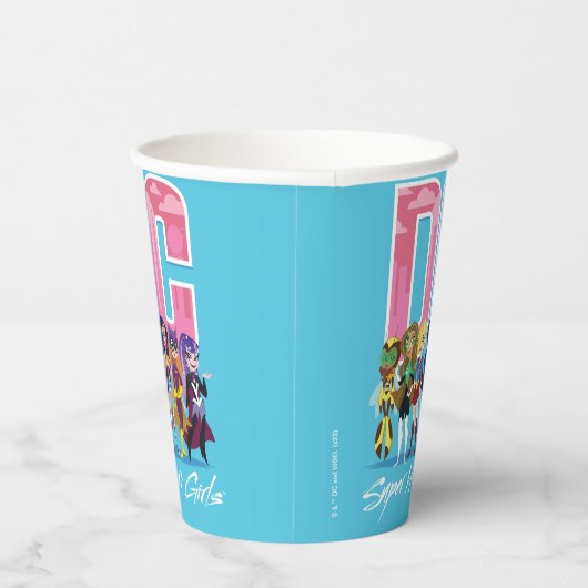 Gobelets En Papier DC Super Hero Girls Lineup (Droite)