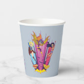 Gobelets En Papier DC Super Hero Girls Trio (Recto)