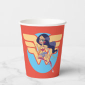 Gobelets En Papier DC Super Hero Girls Wonder Woman (Verso)