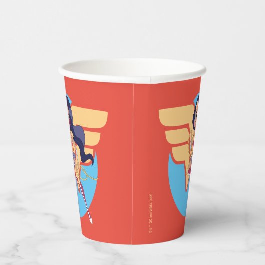 Gobelets En Papier DC Super Hero Girls Wonder Woman (Droite)