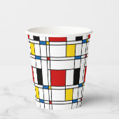 Gobelets En Papier De Stijl Motif (Recto)