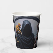 Gobelets En Papier Décès avec un singe (Verso)