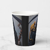 Gobelets En Papier Décès avec un singe (Droite)