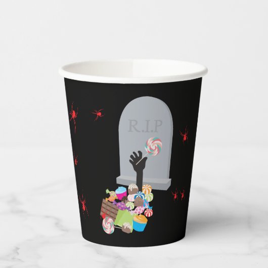 Gobelets En Papier Décès par Candy Halloween Party (Gauche)