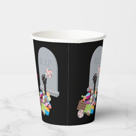 Gobelets En Papier Décès par Candy Halloween Party (Droite)