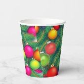 Gobelets En Papier Deck the Halls (Verso)