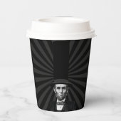 Gobelets En Papier Déclaration de mode présidentielle Abraham Lincoln (Verso)