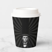 Gobelets En Papier Déclaration de mode présidentielle Abraham Lincoln (Recto)