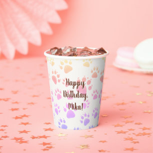 Gobelets En Papier déco d'anniversaire pour enfants