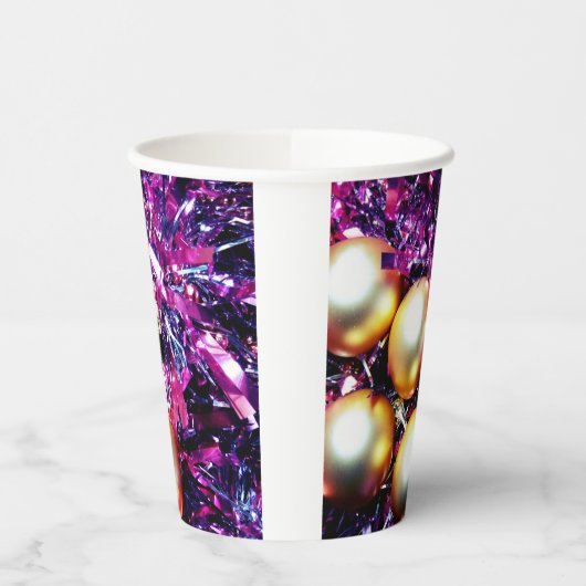 Gobelets En Papier Décor (Gauche)