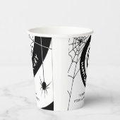 Gobelets En Papier Décoration Halloween  | Papercup noir et blanc (Droite)