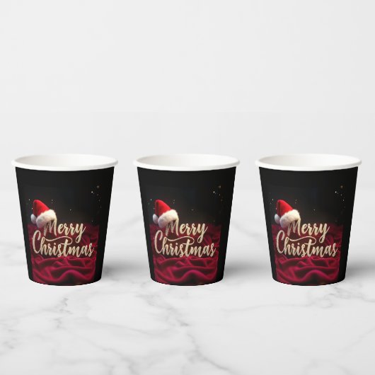 Gobelets En Papier Décorations de Noël (Multi)