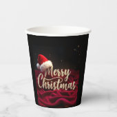 Gobelets En Papier Décorations de Noël (Recto)