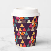 Gobelets En Papier Découpes Triangle Modernes (Verso)