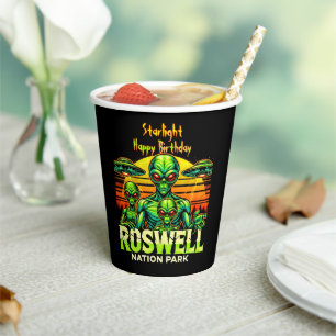 Gobelets En Papier Découvrez aujourd’hui le Hotspot UFO de Roswell !