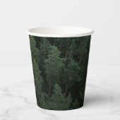 Gobelets En Papier Deer Antlers Woodland Pine Tree Forest Wedding (Verso)