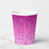 Gobelets En Papier Dégradé de Noël parties scintillant brillant confe (Droite)