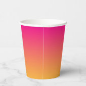 Gobelets En Papier dégradé rose et orange (Droite)