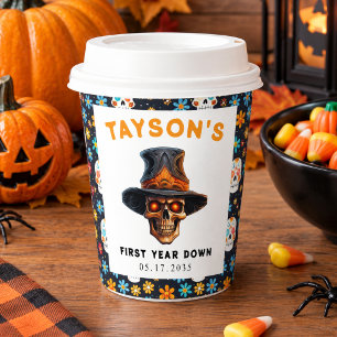 Gobelets En Papier Déguisement d'Halloween pour enfants en forme de c