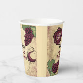 Gobelets En Papier Dégustation de vin de fête d'anniversaire à la per (Droite)