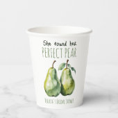 Gobelets En Papier Déjeuner Élégant aux Fruits Parfaits pour une Mari (Verso)