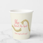 Gobelets En Papier Délier Le Parti Du Divorce De Noeud (Recto)