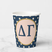 Gobelets En Papier Delta Gamma (Verso)