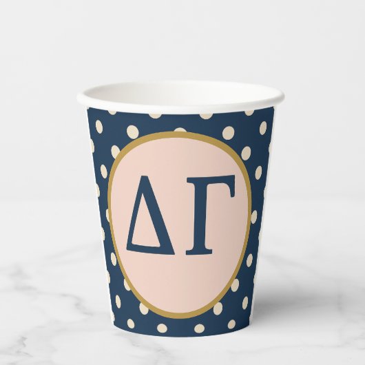 Gobelets En Papier Delta Gamma (Recto)