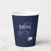 Gobelets En Papier Denim et diamants tasses en papier (Recto)