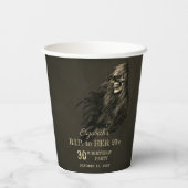 Gobelets En Papier Déplaisante crâne de cheveux RIP à sa fête d'anniv (Verso)