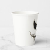 Gobelets En Papier Déplaisante Halloween Skeleton Face Party (Droite)