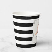 Gobelets En Papier Derby Style Gros Casquette rose Rose 1er anniversa (Droite)