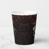 Gobelets En Papier Dernier Fling avant la ceinture Bachelorette - Rou (Gauche)