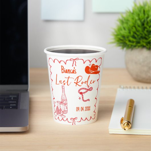 Gobelets En Papier Dernier Rodeo Nashville Bachelorette Week-end (Insitu)