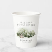 Gobelets En Papier Dernier sentier avant le week-end de célibataire d (Verso)