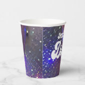 Gobelets En Papier Dernière Disco Bachelorette Party Purple Mirror Ba (Droite)