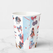 Gobelets En Papier Dernière nuit d'indépendance 4ème de Bachelorette (Gauche)