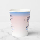 Gobelets En Papier Dernière Toast Sur La Piste Ski Bachelorette COED  (Gauche)