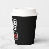 Gobelets En Papier Des Mecs Blancs Pour Kamala-Harris Pour Le Préside (Gauche)