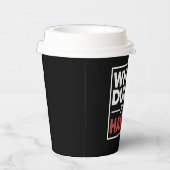 Gobelets En Papier Des Mecs Blancs Pour Kamala-Harris Pour Le Préside (Droite)