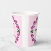 Gobelets En Papier Des pivoines. (Gauche)