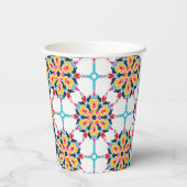 Gobelets En Papier Design coloré Turc transparent (Verso)