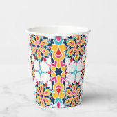 Gobelets En Papier Design coloré Turc transparent (Gauche)